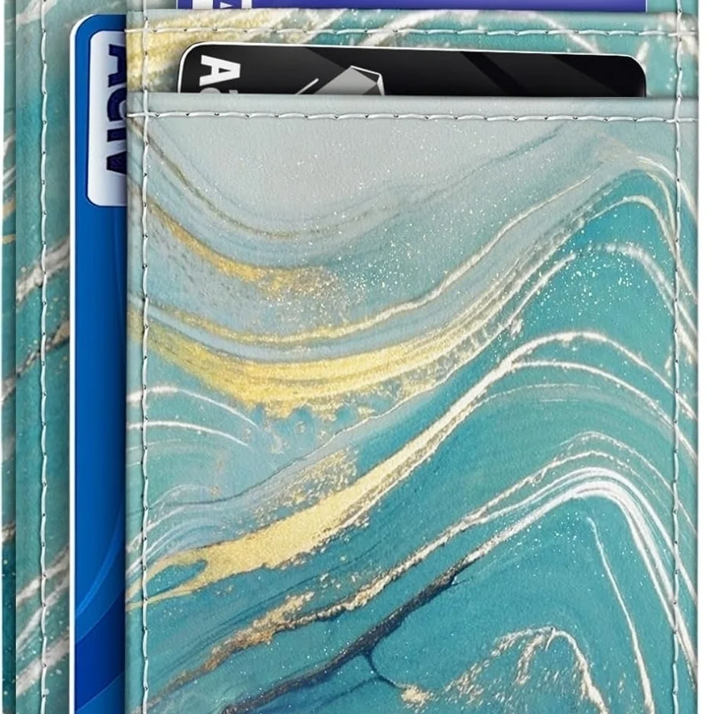 RFID Blocking Leather Card Holder